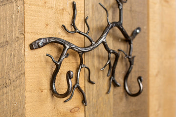 Open image in slideshow, Steel Branch with 2 Hooks