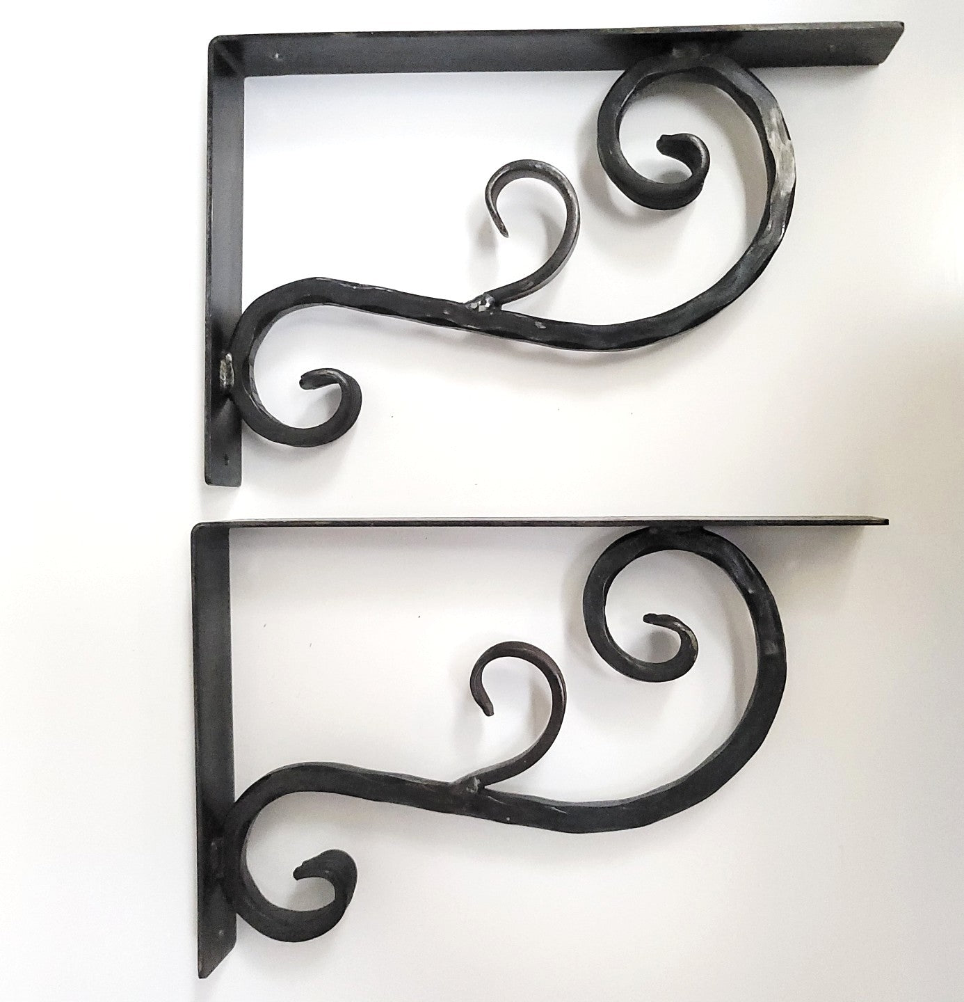 Heavy Duty Recycled Metal Brackets for Shelves or Plants